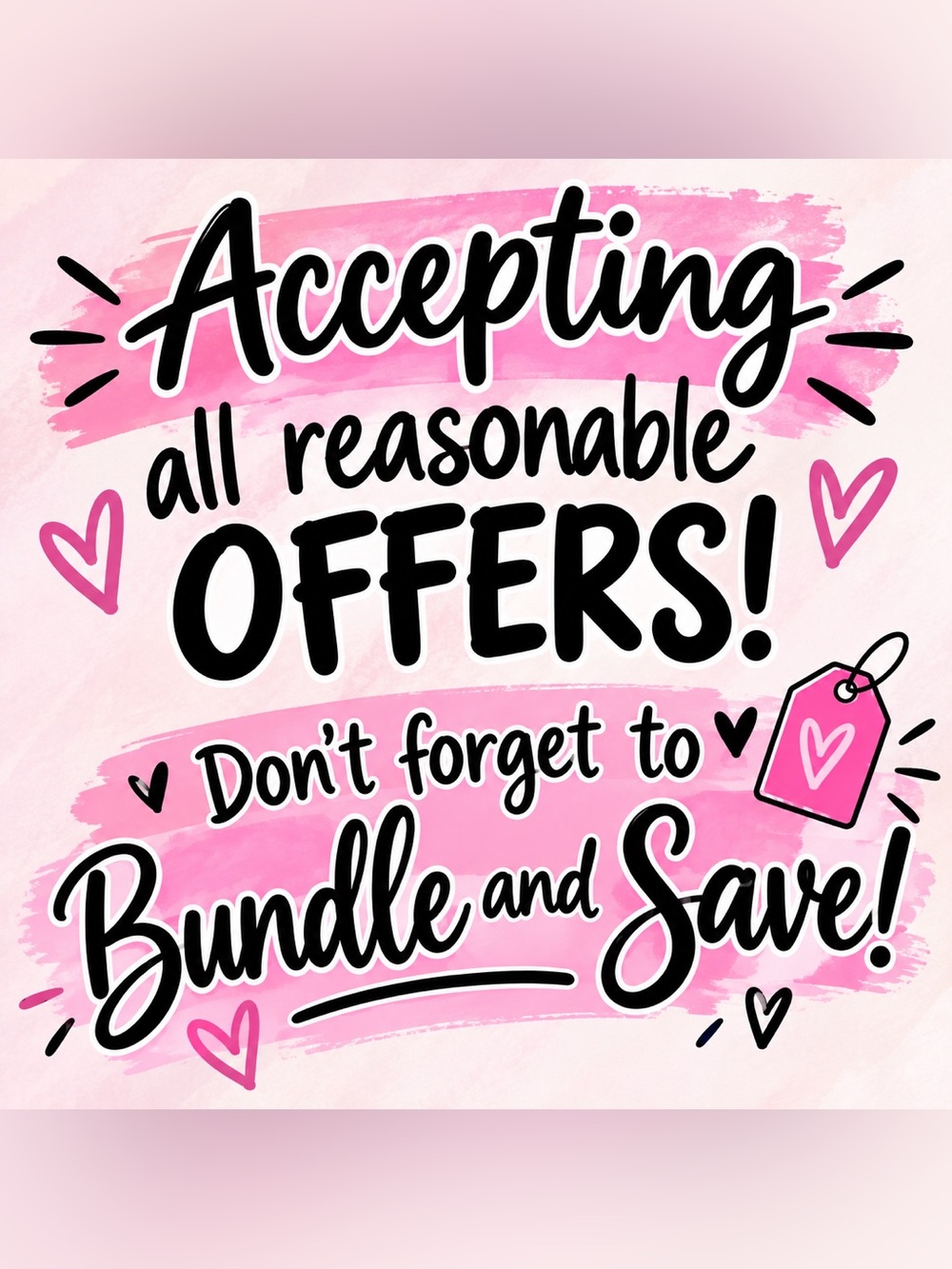 Accepting all reasonable offers/Bundle and Save!!